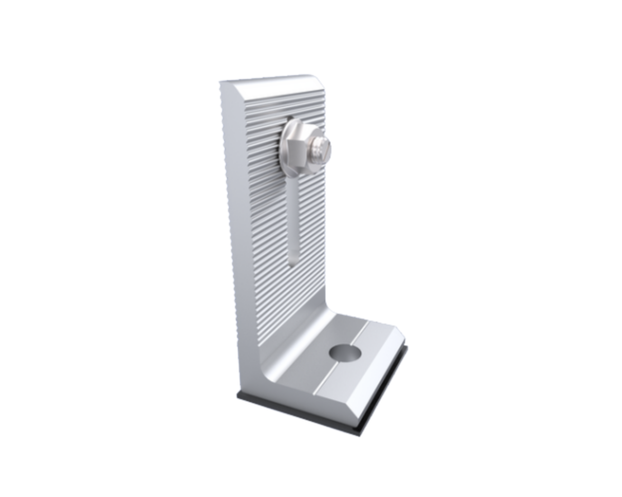 L-Foot (Soporte tipo “L”) de aluminio 95 mm para riel solar | Aluminext