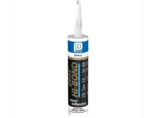 Hi-Bond Cartucho 209 ml | Adhesivo Híbrido para Contrapesos de Paneles Solares | Pennsylvania