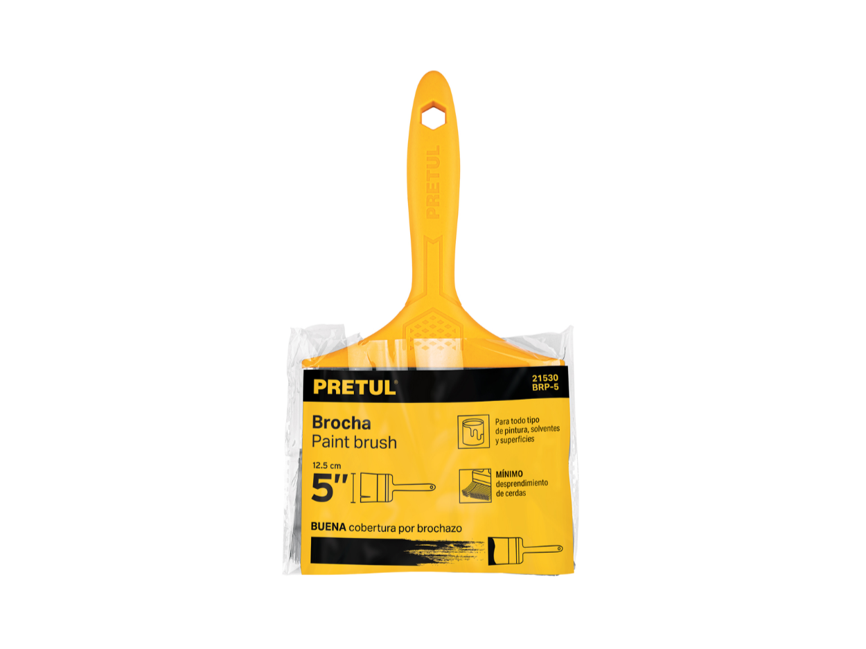 Brocha Uso General con Mango de Plástico | PRETUL | 2", 3" y 5"