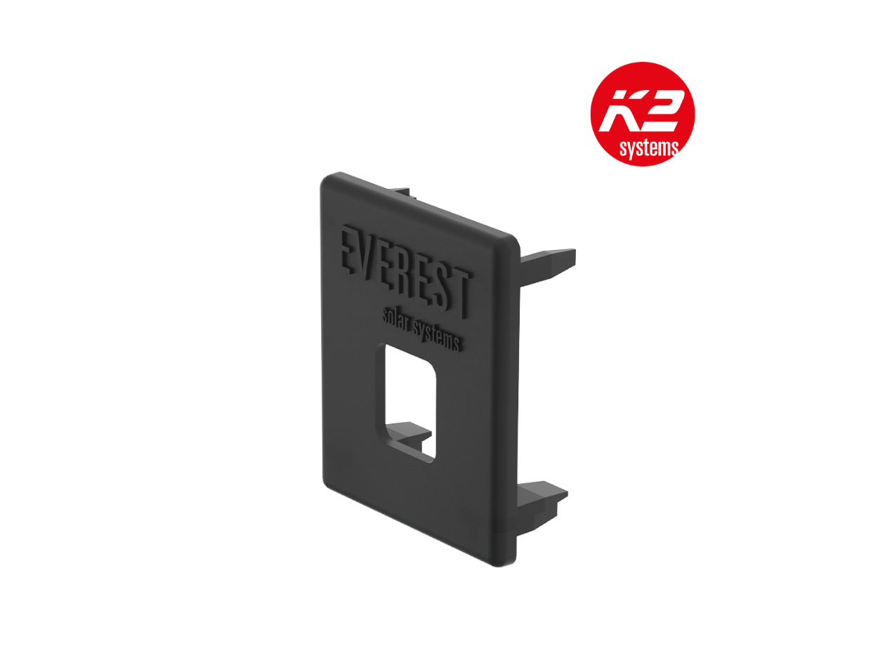 CrossRail Flat EndCap para Sistemas de Montaje Solar | K2 Systems
