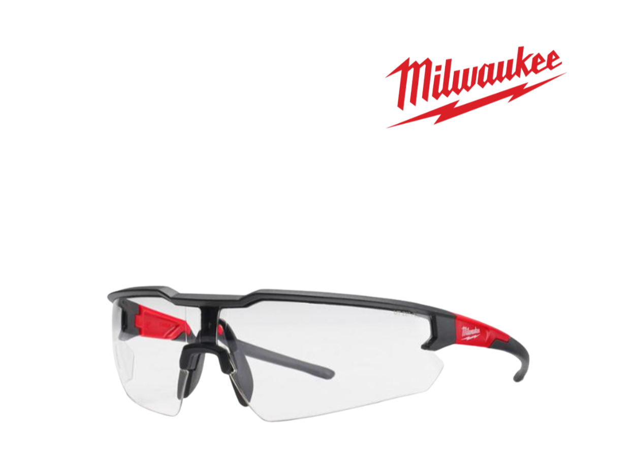 Lentes de Seguridad Milwaukee 48-73-2010 Transparentes Antirrayas | Uso Profesional