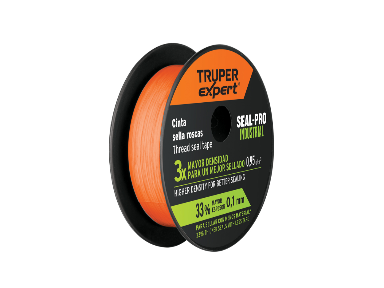 Cinta Sella Roscas 1/2" x 7 m Seal Pro Industrial Expert | Truper