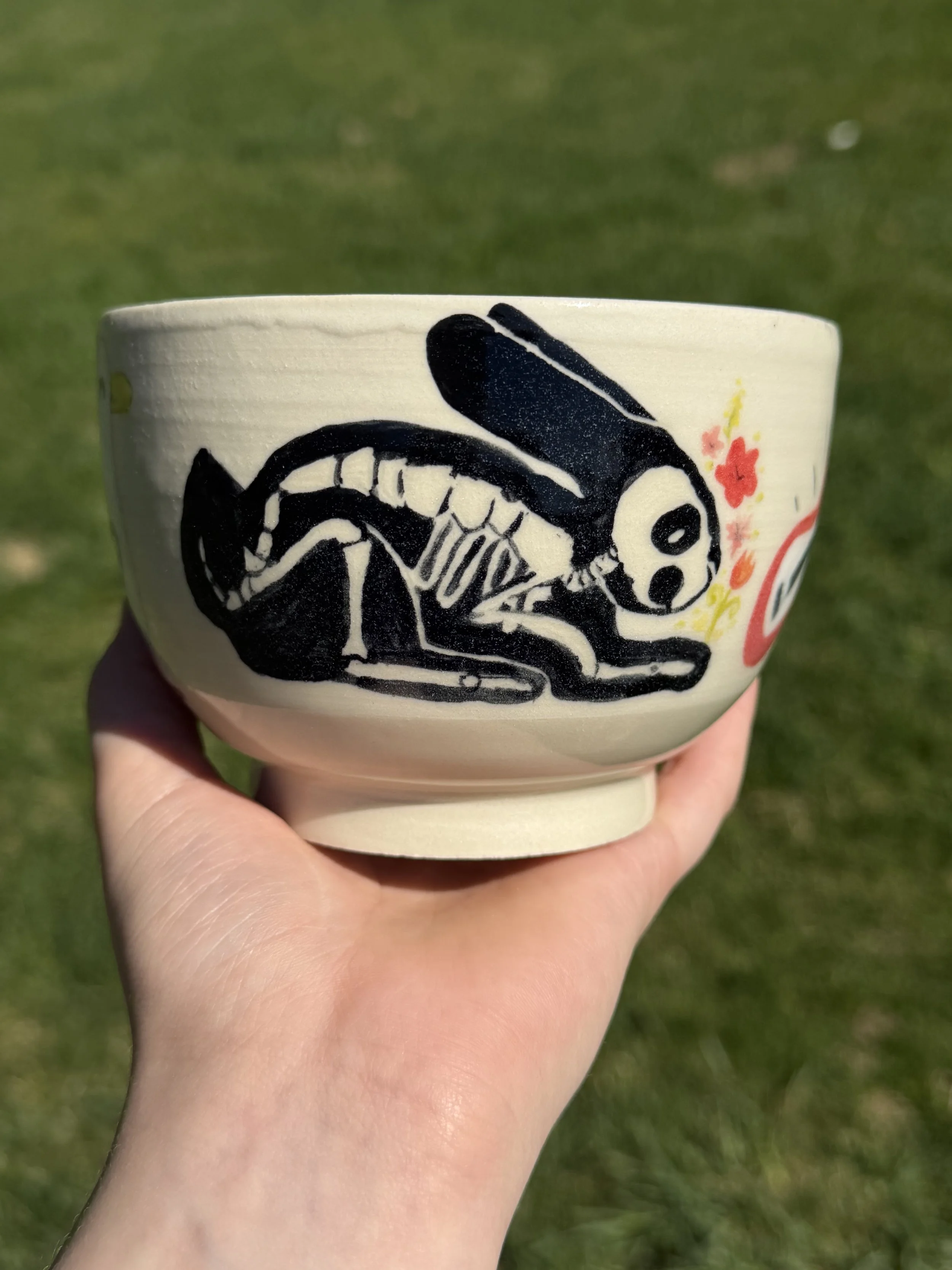 Doodle Noodle Bowl, small. One of a kind