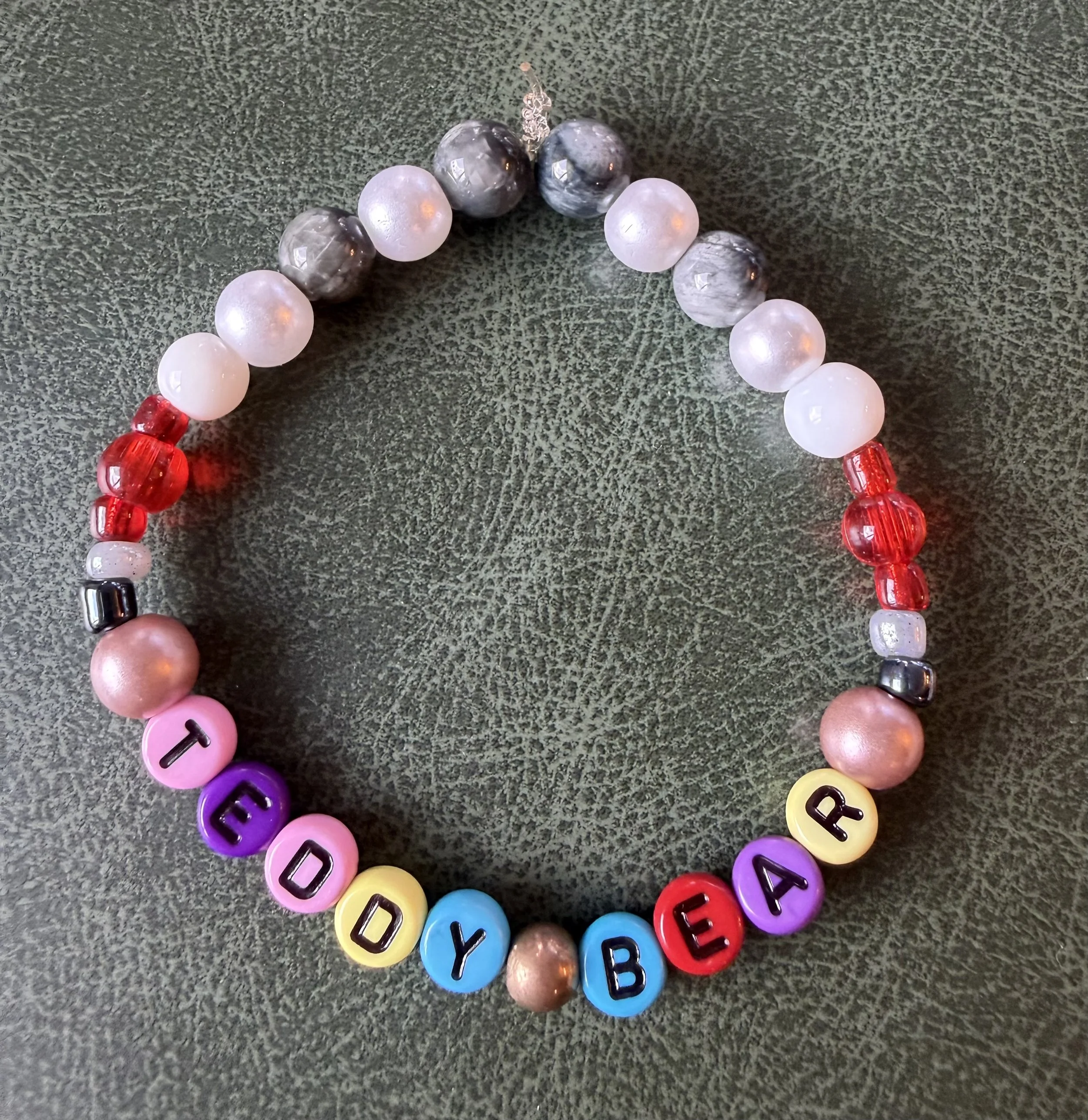 Teddy bear bracelet, medium