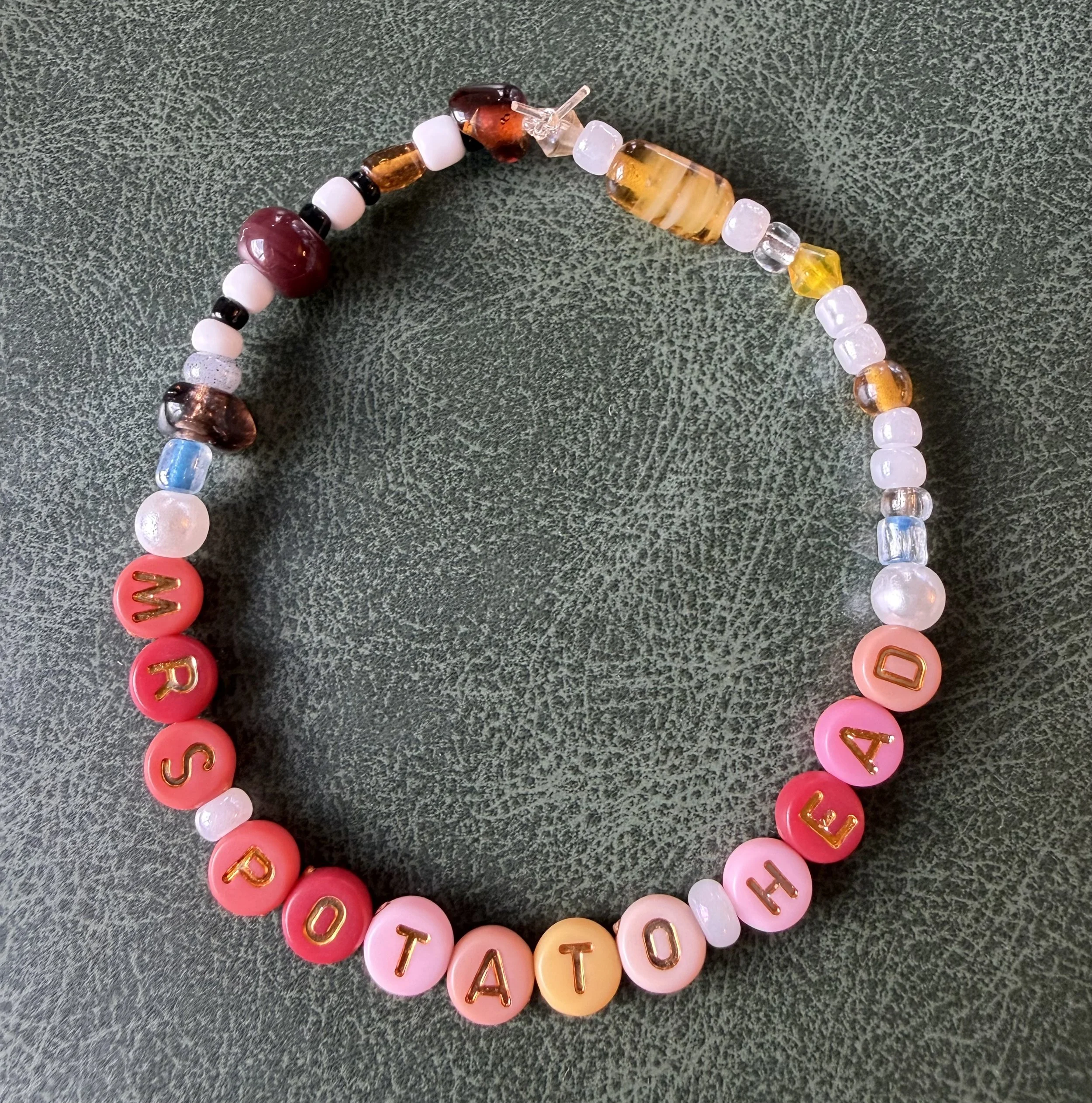 Mrs.potato Head Bracelet, Large