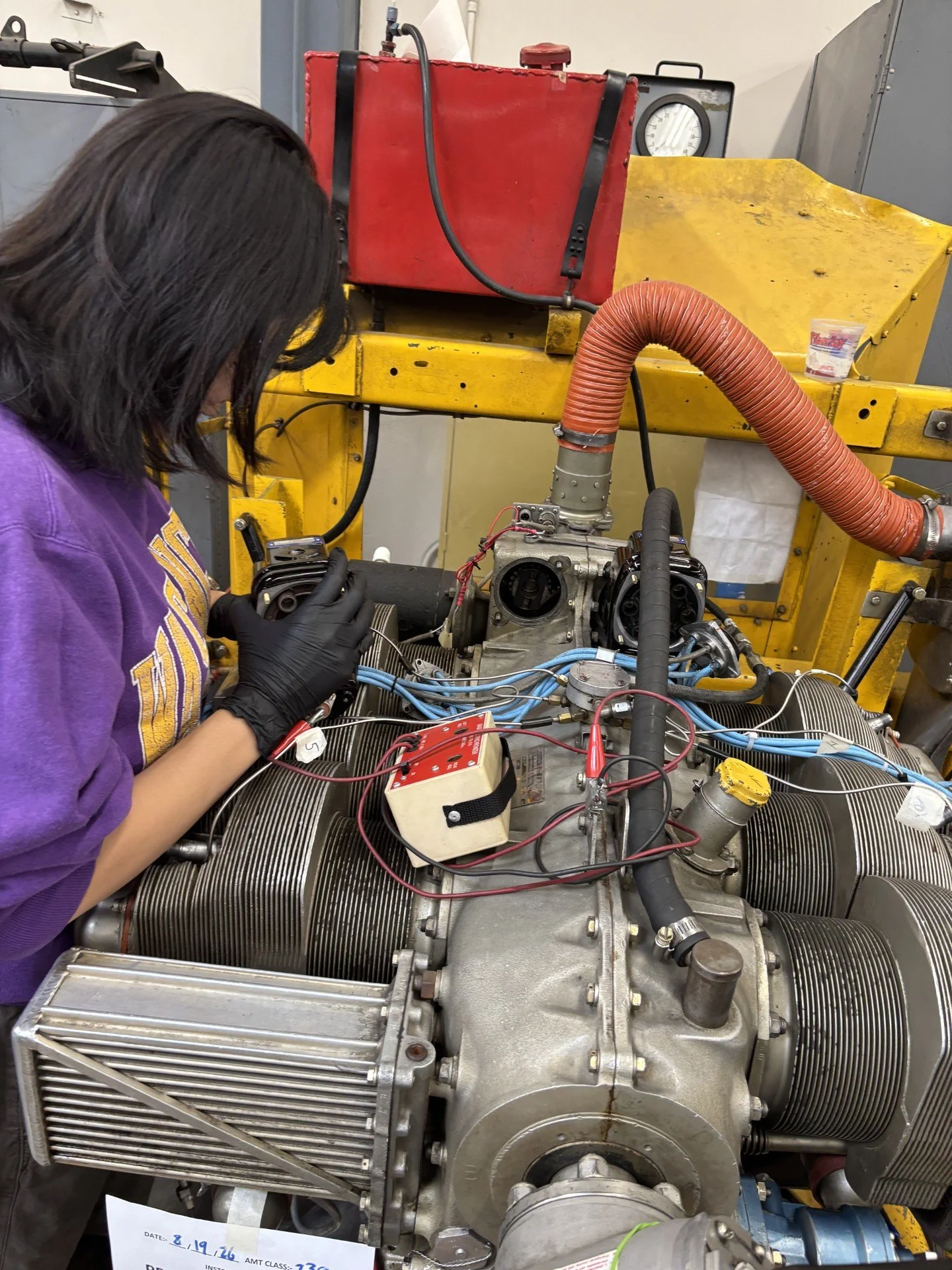 Hands in the Engine