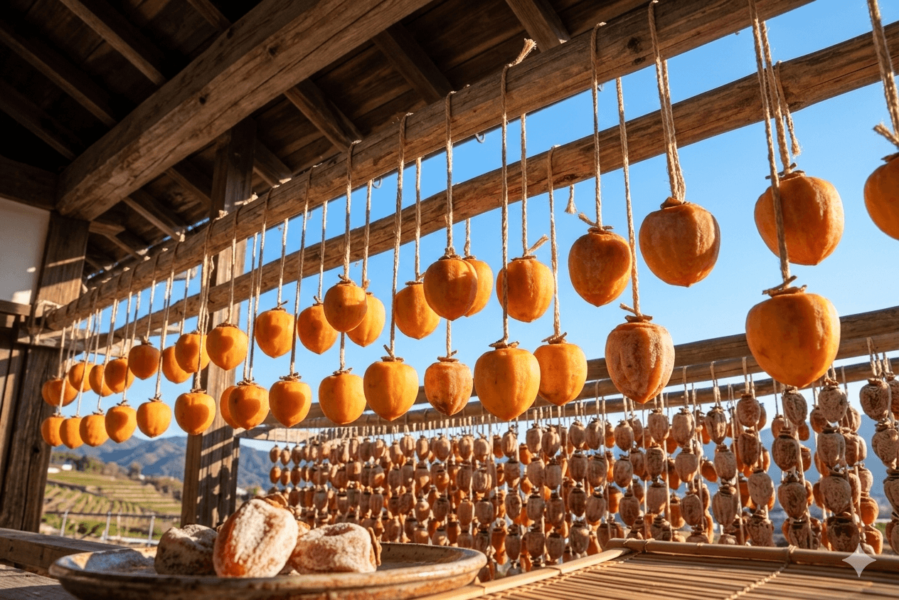 Persimmons Drying Yamanashi.png