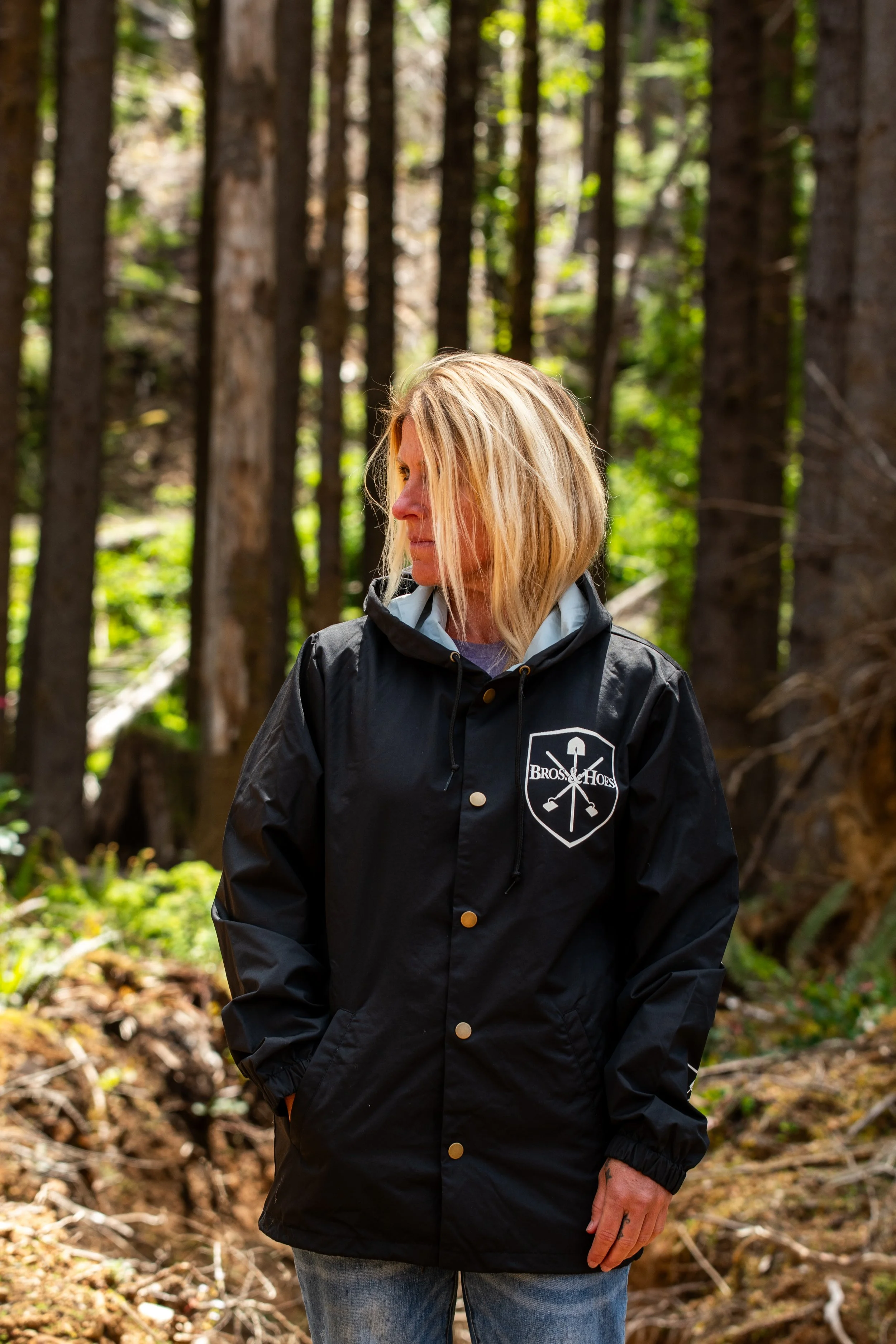 Bros and Hoes Windbreaker