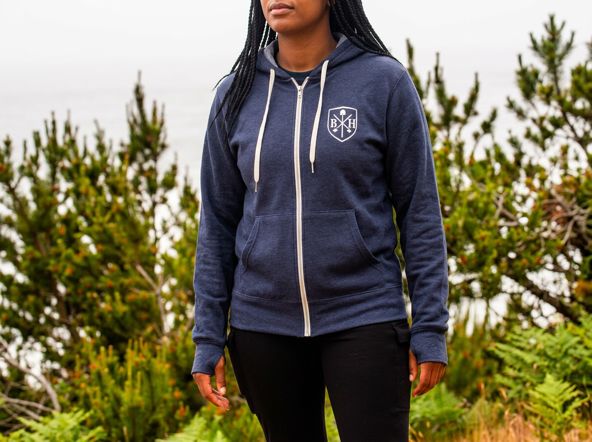 Bros and Hoes Terry Zip Hooded Sweatshirt