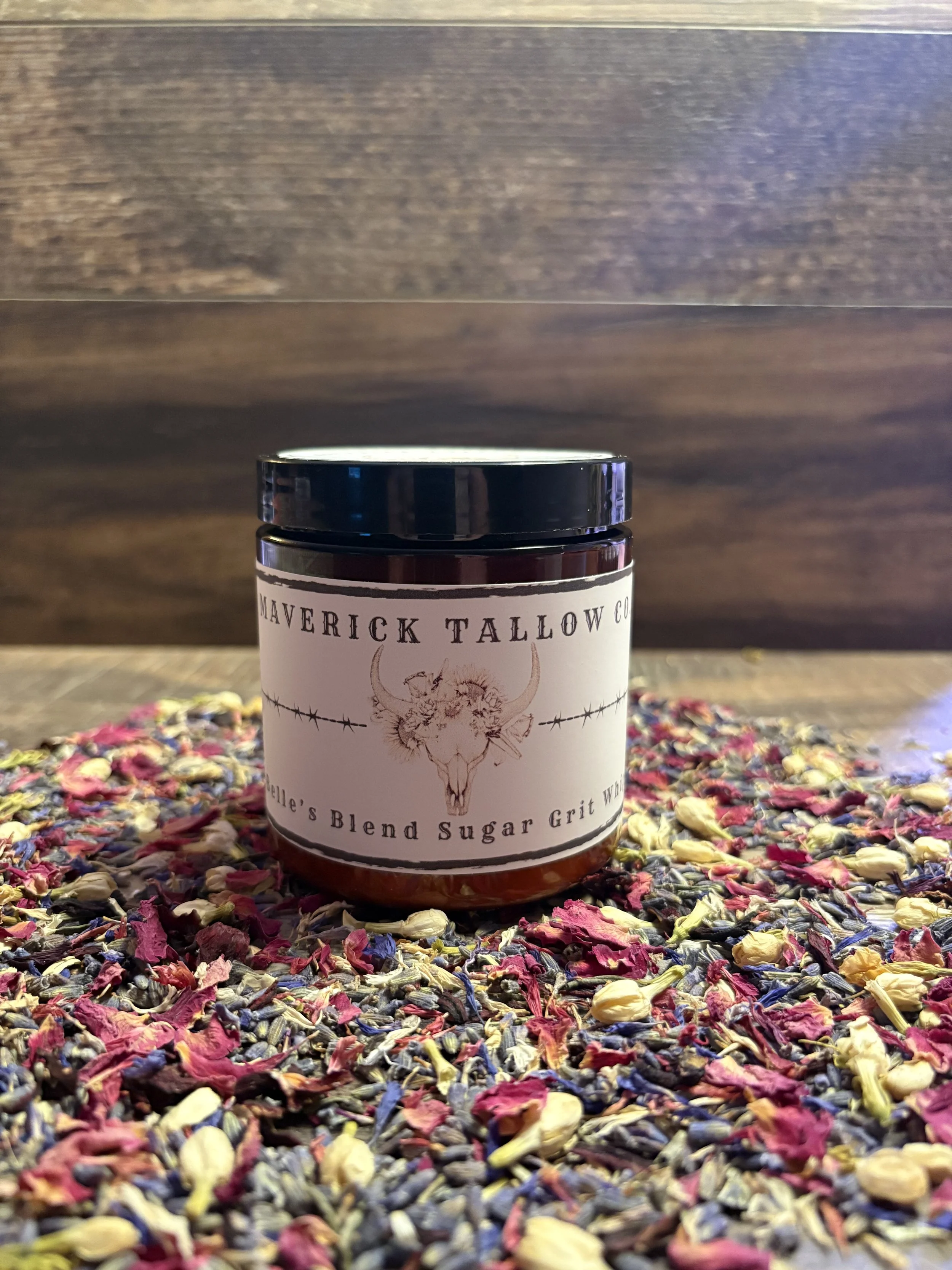 Sugar Grit Whip (Fragrance Free or Belle’s Blend) - Front