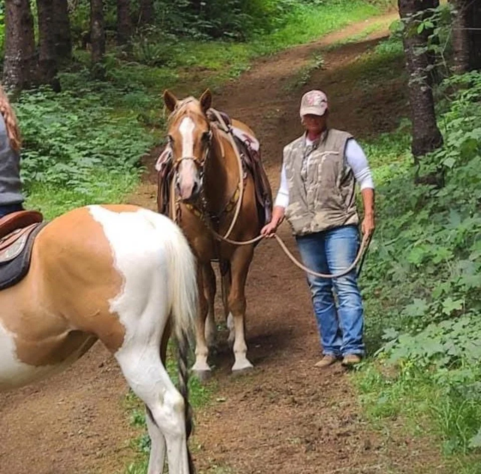 Maverick Tallow founder and horses.