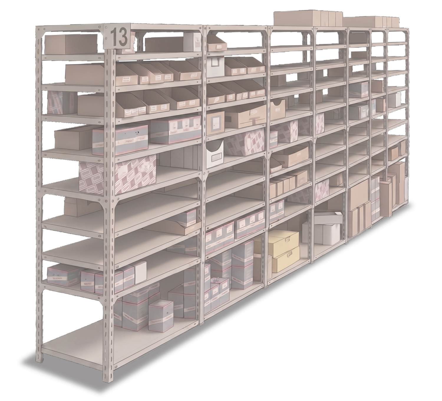 Post Storage Racks Post Shelving NZ | Medium Weight Storage Systems | Hydestor