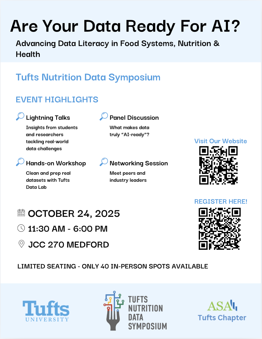 Poster for Tufts University 