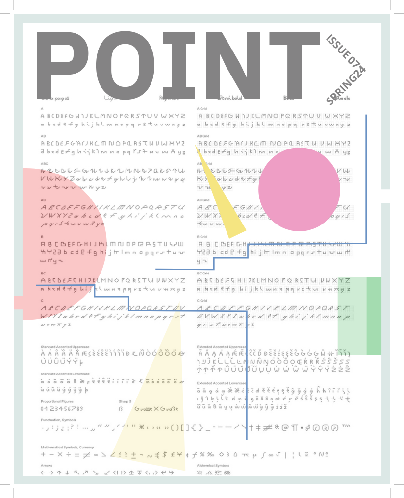 This book is a multi-page editorial publication created for Typography and Information Design at Pratt Institute. The project explores the relationship between typographic systems, hierarchy, and expressive communication through both research and lay