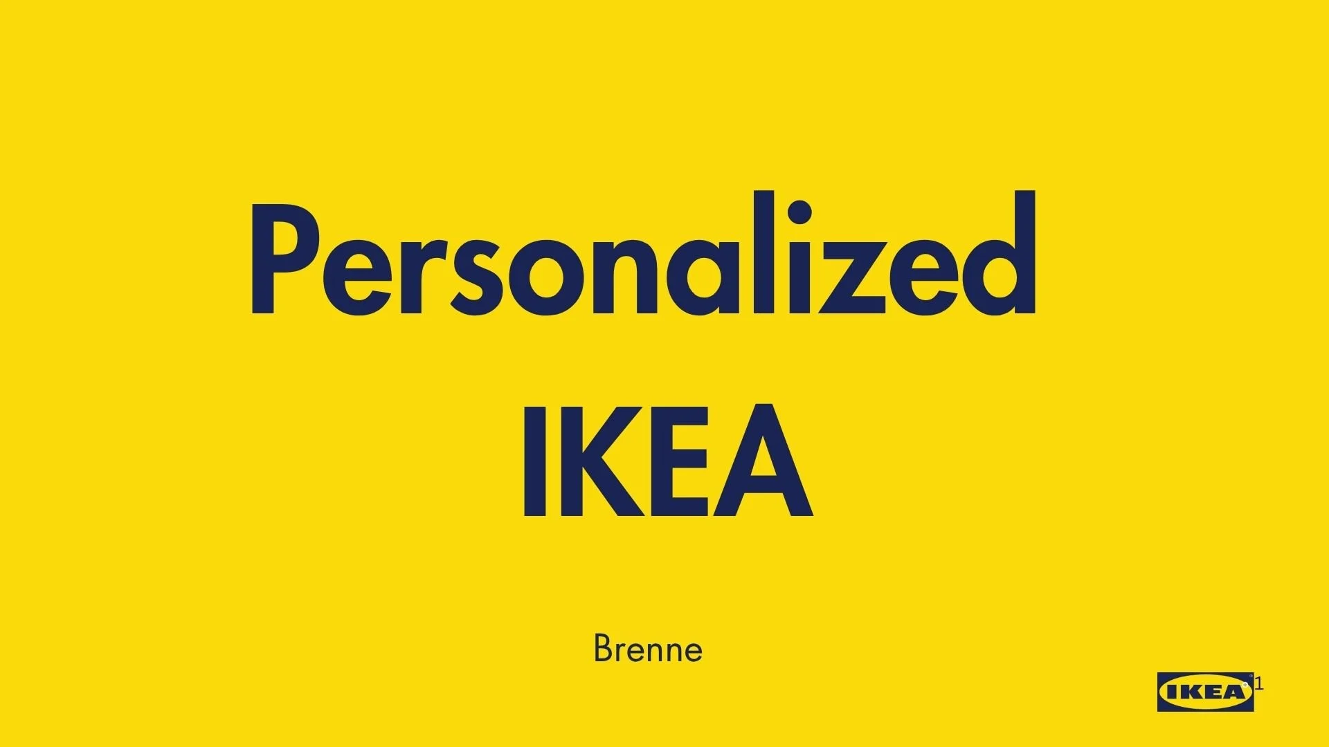 Personalized IKEA is a brand extension that helps customers create homes that reflect their individual lifestyles, needs and personalities. Through customizable furniture, accessible design tools and a refreshed visual identity, the project transform