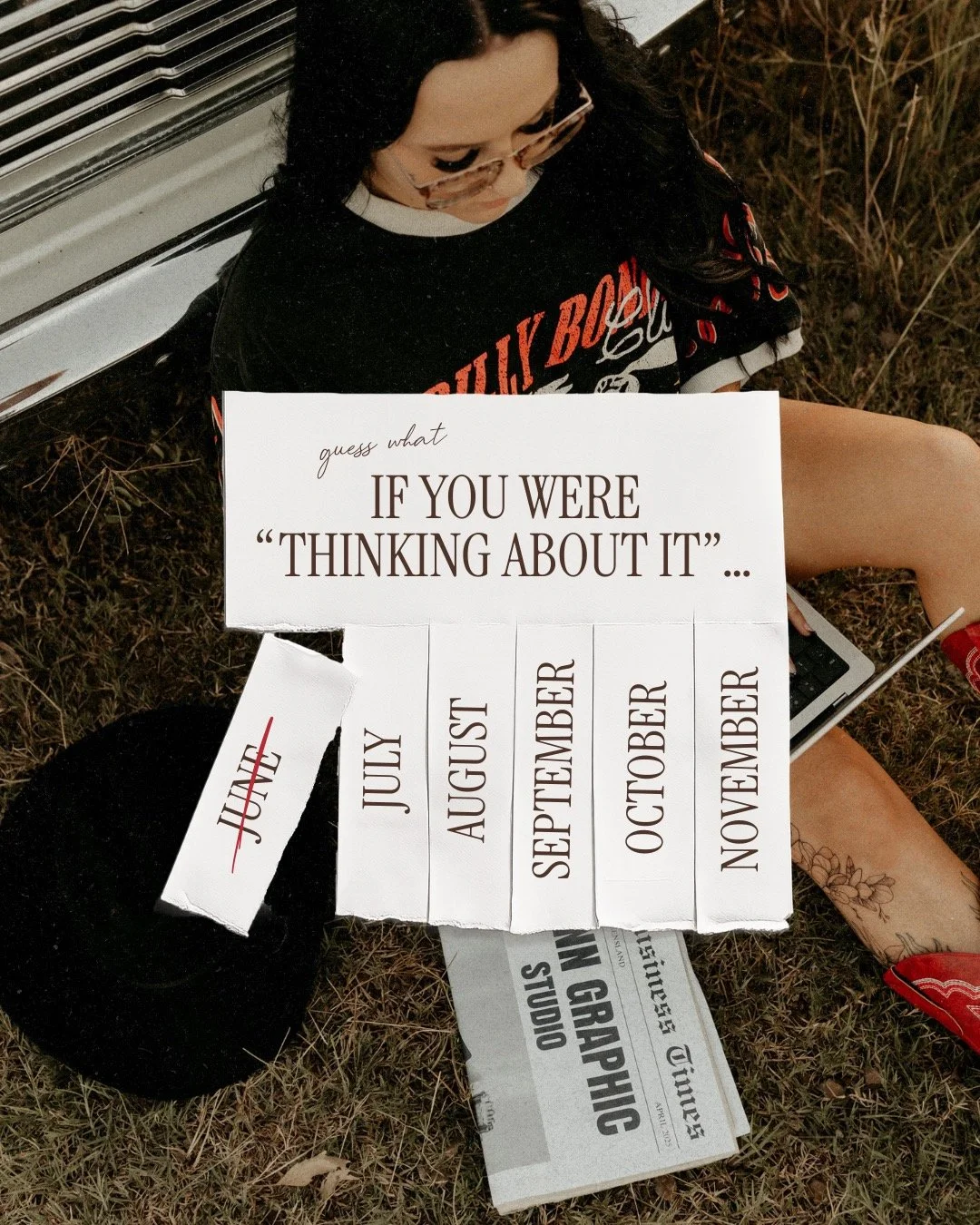 If you were &ldquo;thinking about it&rdquo;&hellip; June&rsquo;s gone.

Now taking bookings for July 2026 and beyond. 💌

I love my decisive girlies.

If 2026 is your year to level up your brand and website, secure your spot before someone else does.