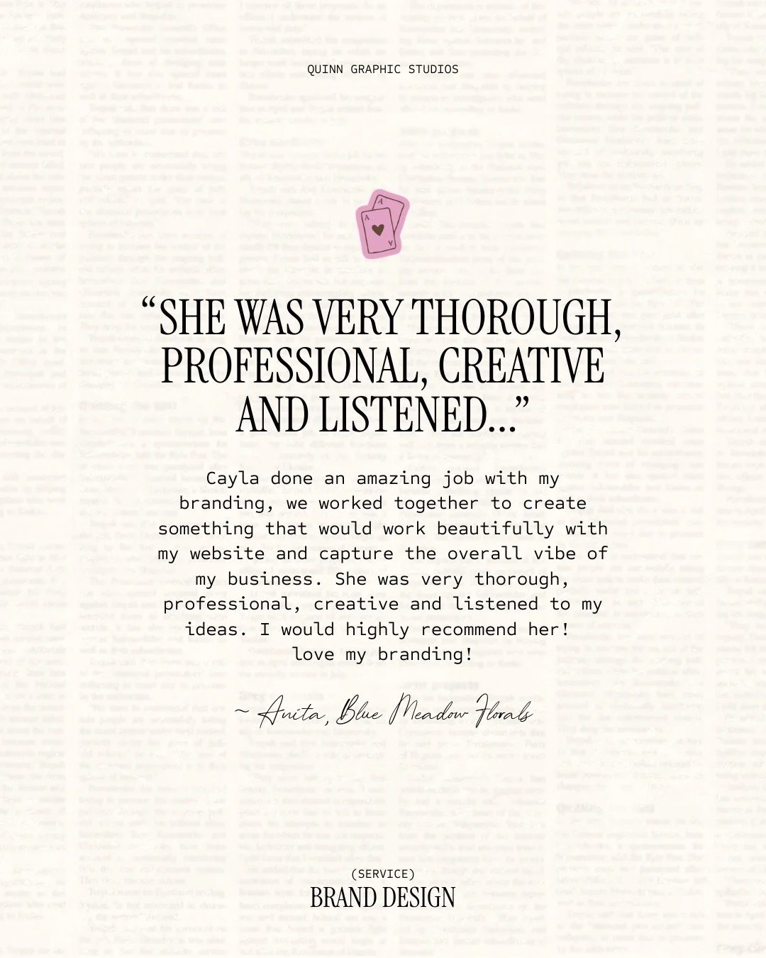 Proof that good design isn&rsquo;t just about making things look pretty ❤️&zwj;🔥

It&rsquo;s about listening.
It&rsquo;s about strategy.
It&rsquo;s about creating something that actually feels like you.

Anita trusted me with her brand and together 