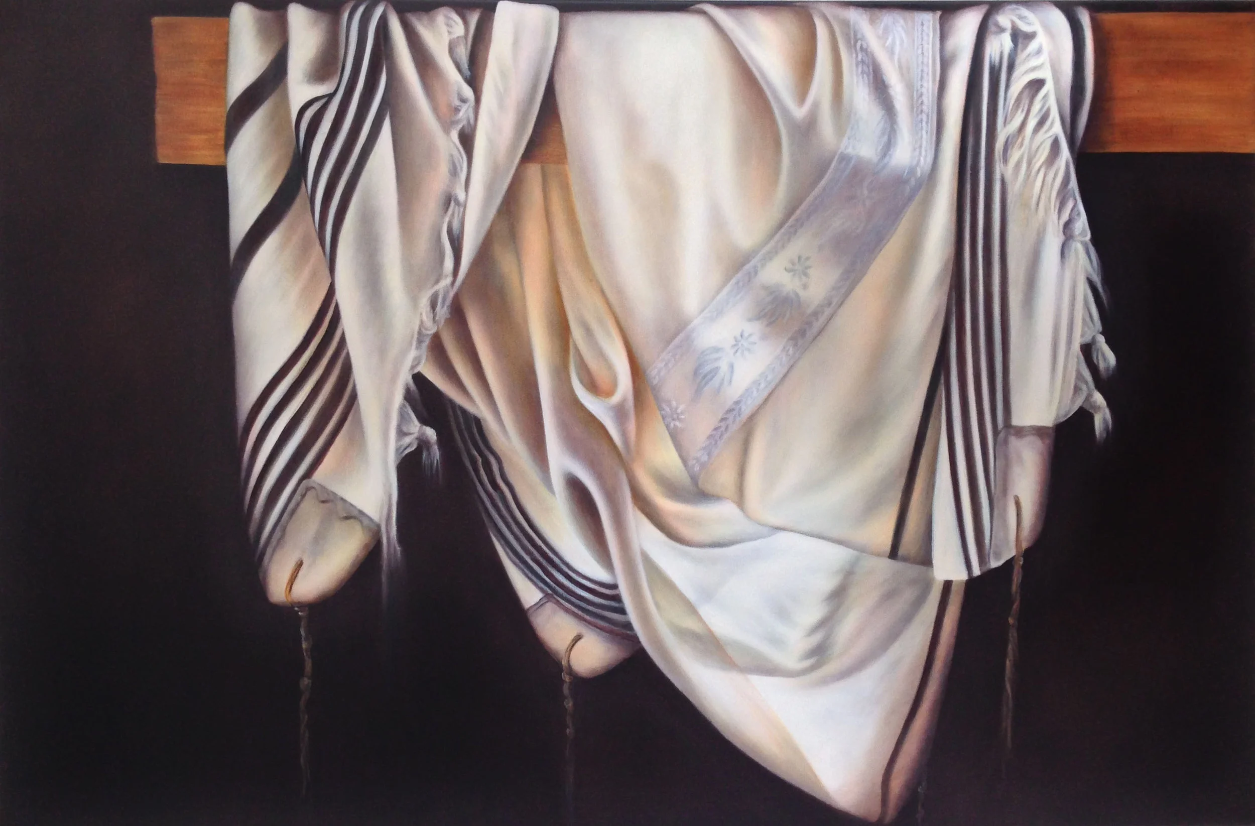 Shawl, 2015, oil on linen