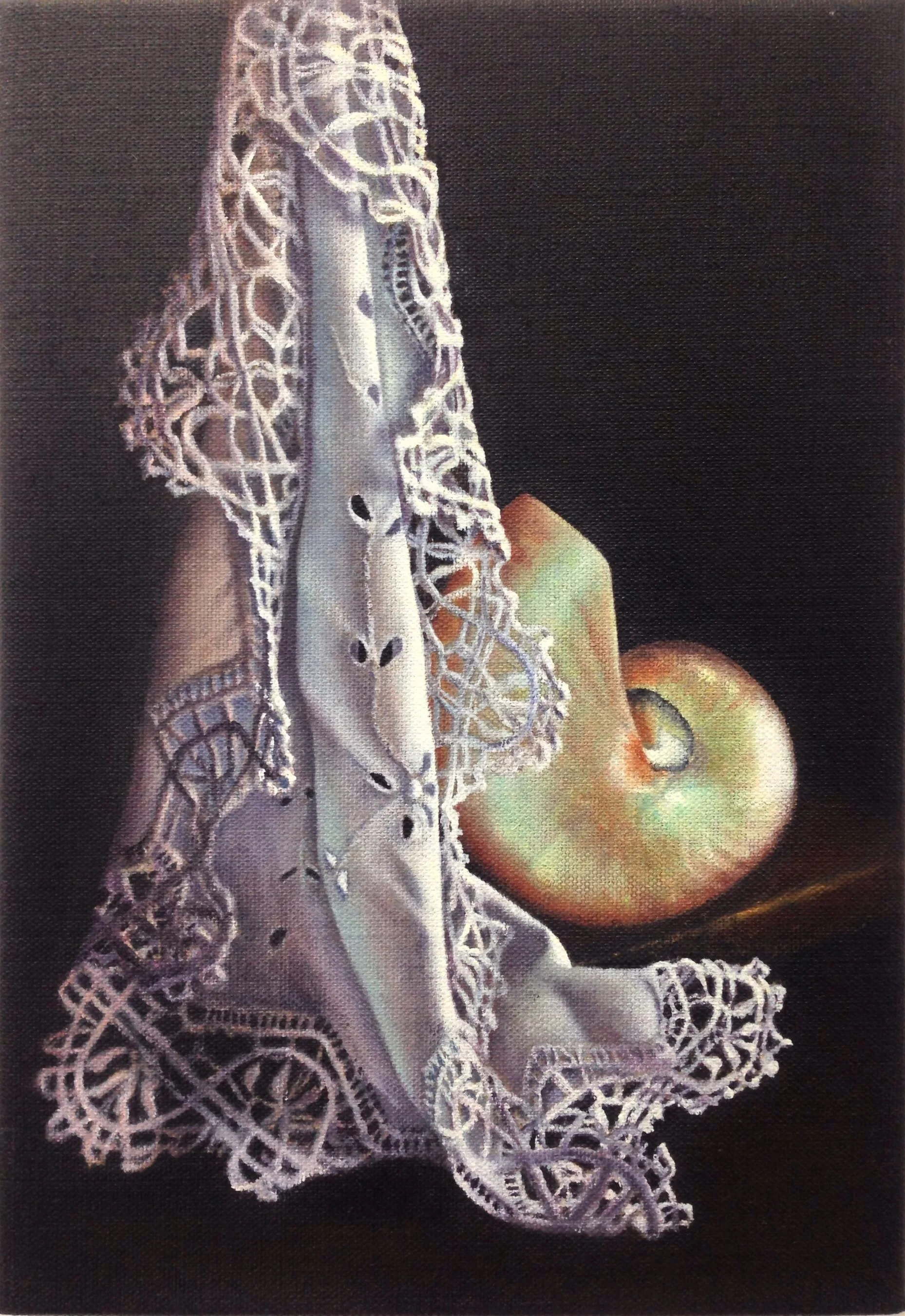 'Truth Seeker', 2016, oil on linen, 350 x 250 mm. Private collection. 