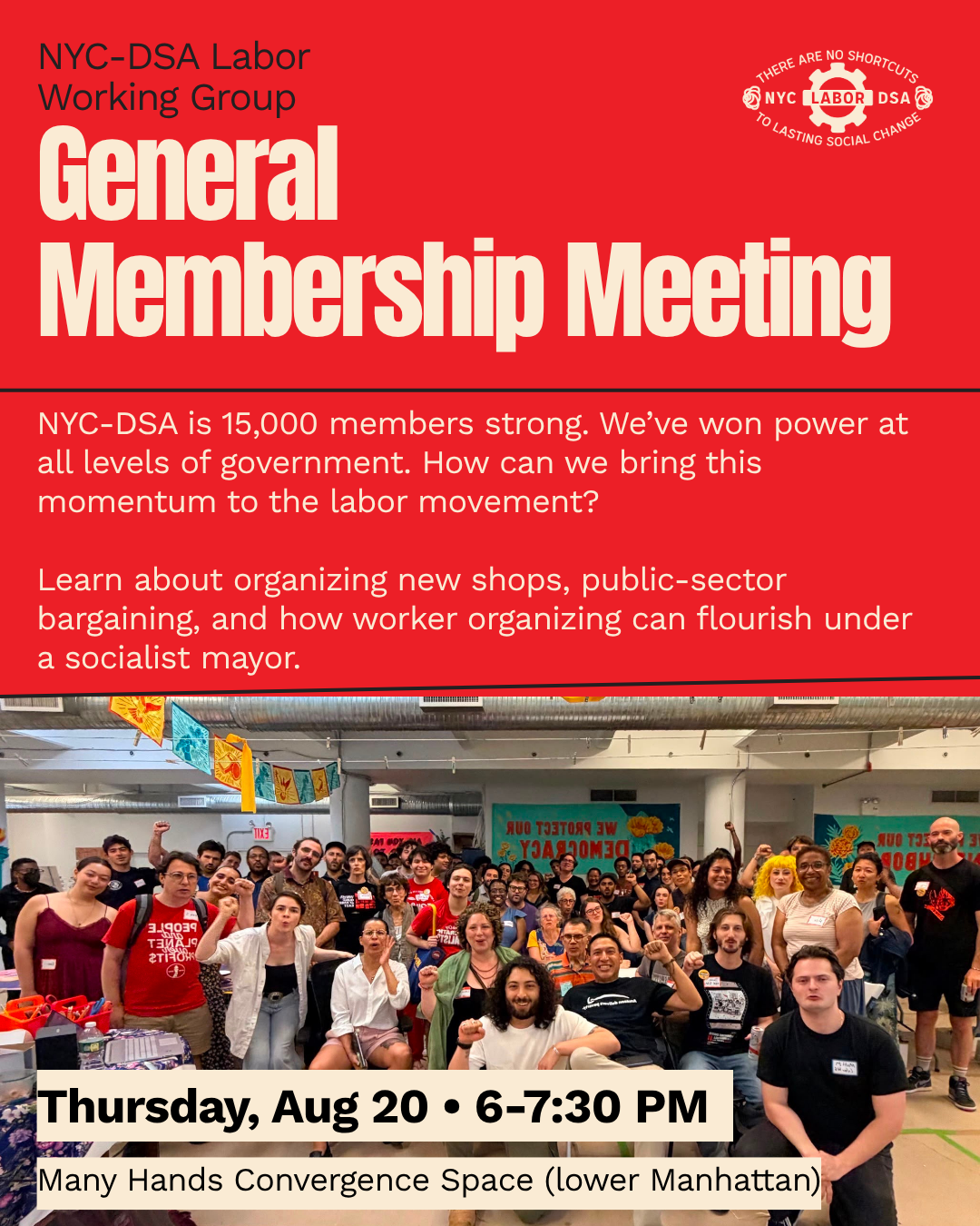 NYC-DSA Labor Working Group - General Membership Meeting