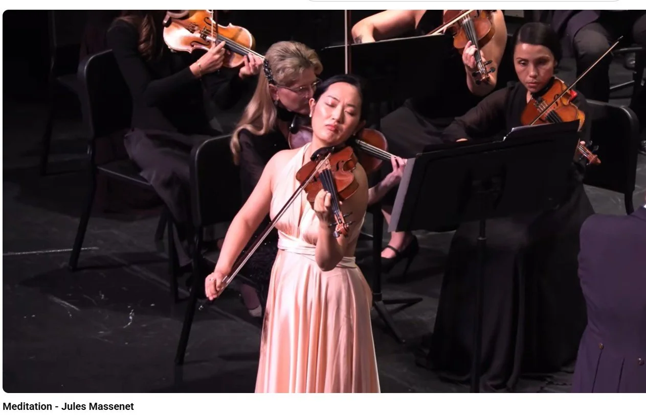 As a special encore following Mendelssohn's Violin Concerto, guest soloist @yueunita_violin (YuEun Gemma Kim) performed Jules Massenet's beautiful Meditation from Tha&iuml;s. 

We are pleased to share this gorgeous, soulful performance from our &ldqu