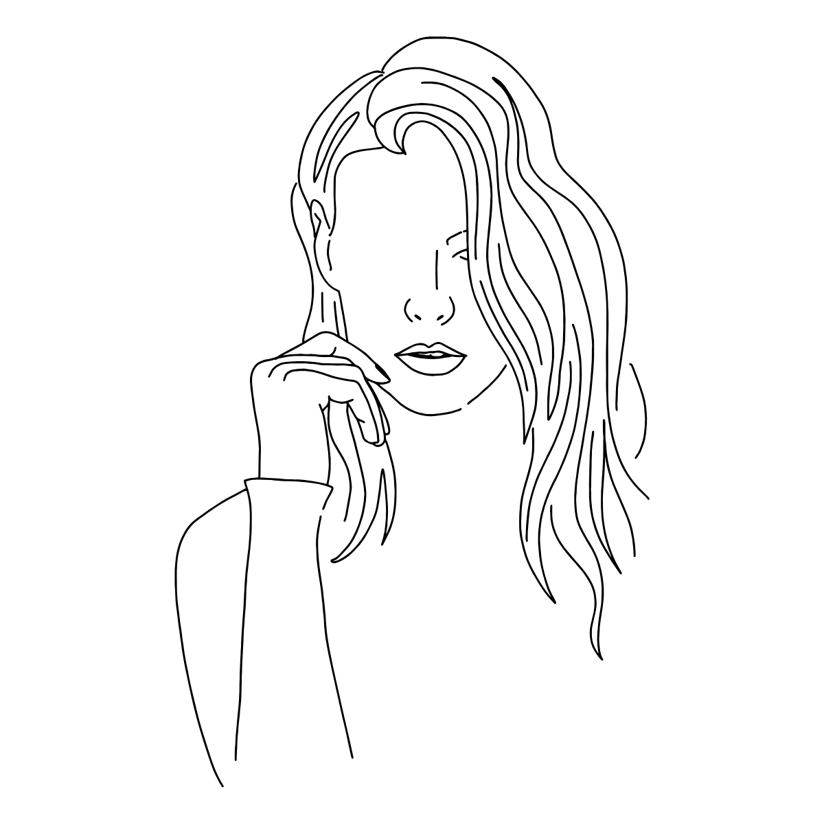 Illustration of woman second guessing and ruminating