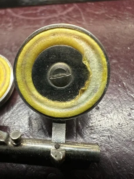 Example of torn flute pad skin.