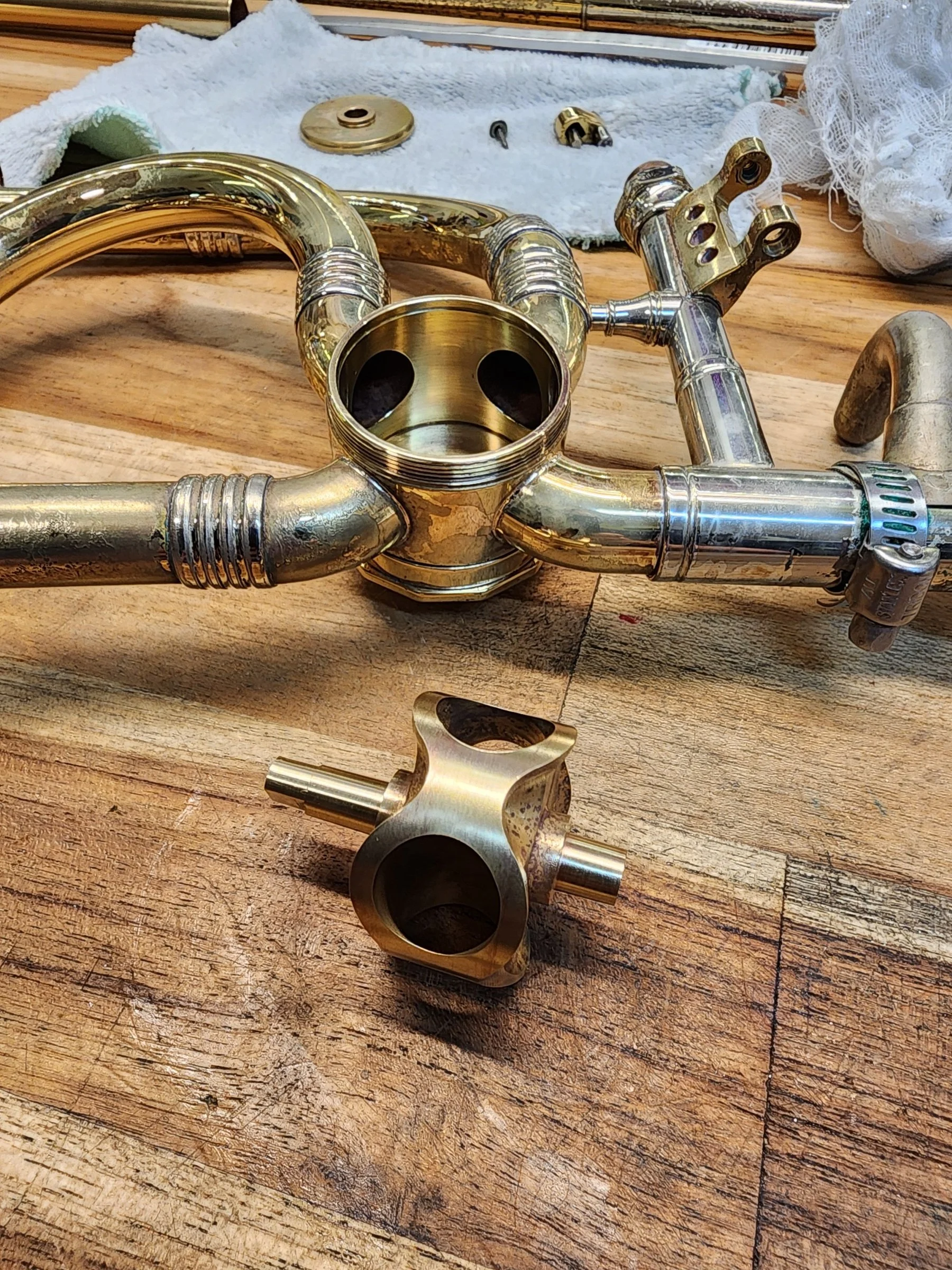 Cleaned trombone rotor