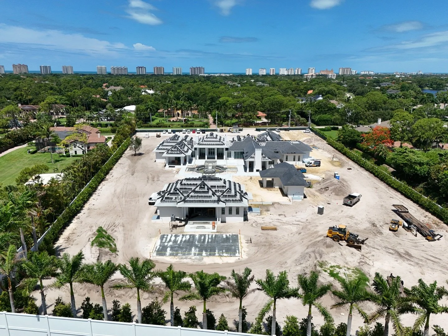 Almost the weekend!! Update on the job site of our 22,500 sq ft custom home located at 680 Hickory Road, now available. Built by BBA Development. Contact us for more info!