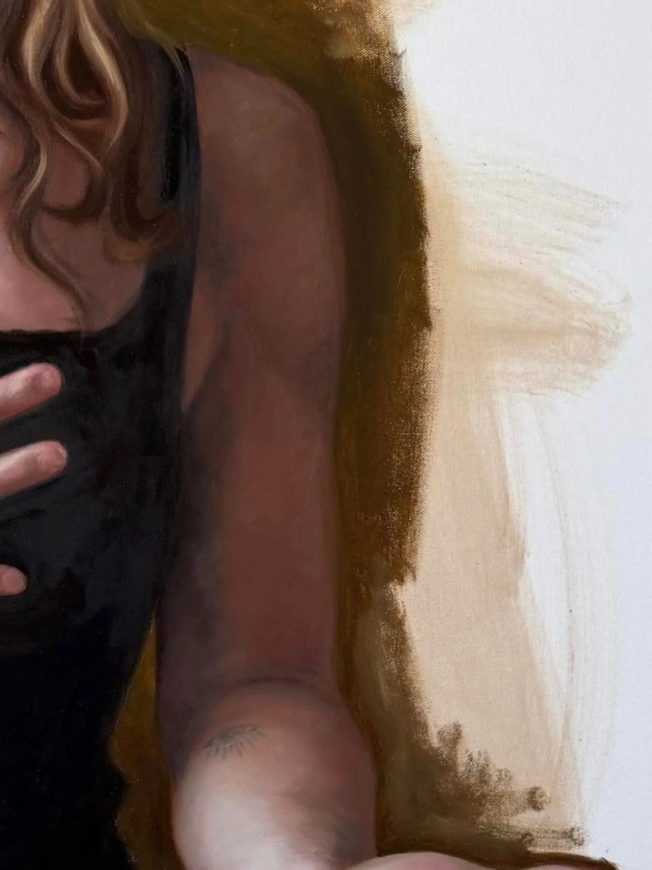 Where it begins&mdash;layers, tones, intention.
continuance in process, in motion ..

Volition art @daciagallery.
Lauren Rudolph, Artist @laurenhr

#eastvillageartist #workinprogress #figurativeart #nycartist #contemporaryart