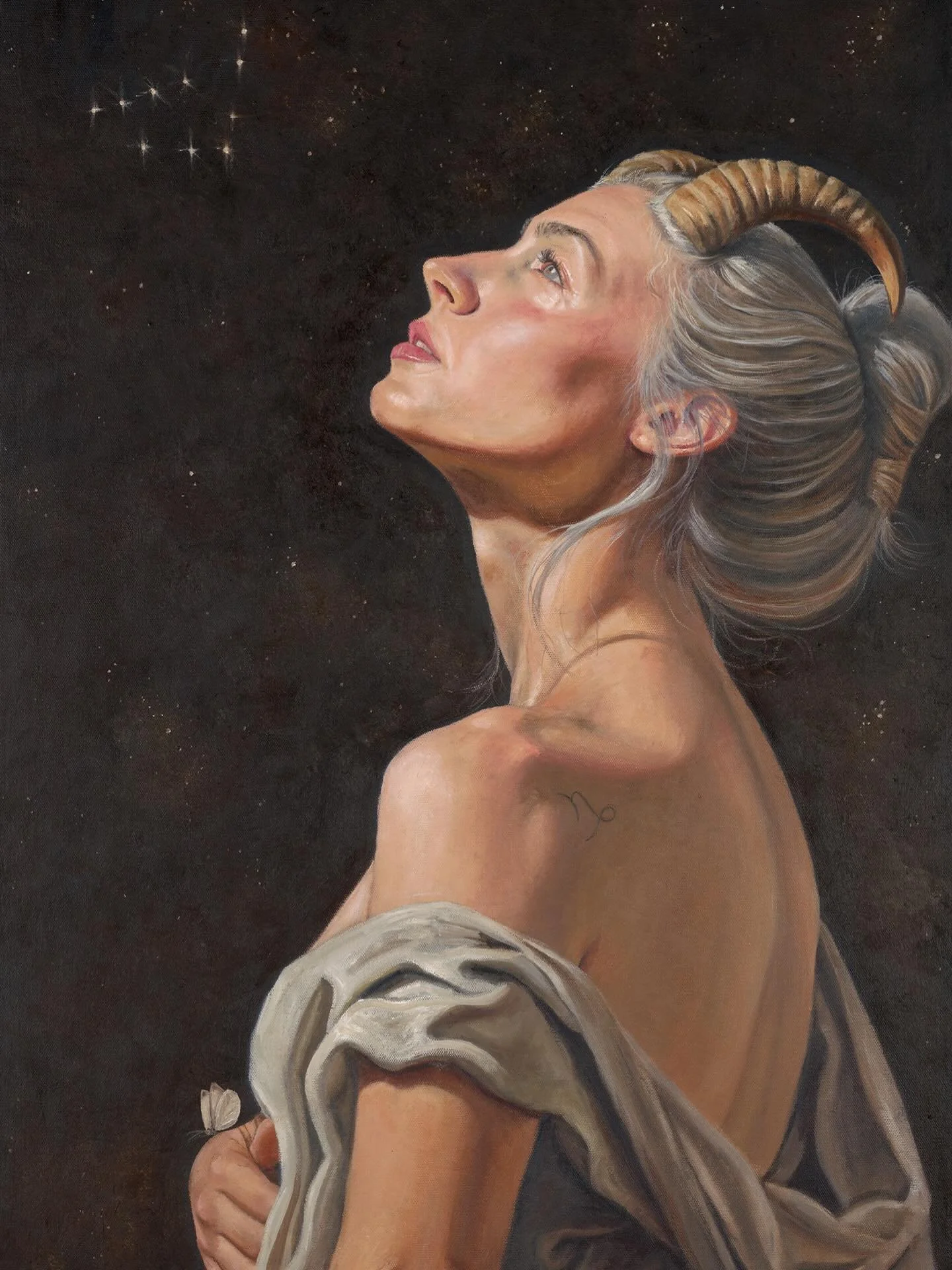 Capricorn The Star-Chaser
Jo Jayson, Artist

Medium: Oil
Dimensions: 24&rdquo; x 36&rdquo;

Exhibiting currently through April 30th.

Contact:
Phone: 917-727-9383
Email: info@daciagallery.com 
Email: volitiongallery@gmail.com

Gallery Hours:
Monday &