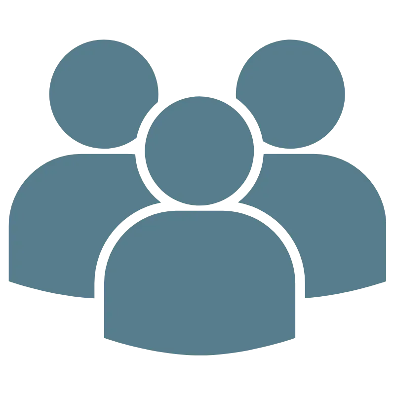 Group of three people icon representing Core Group Consulting's employee benefits services for teams and organizations.