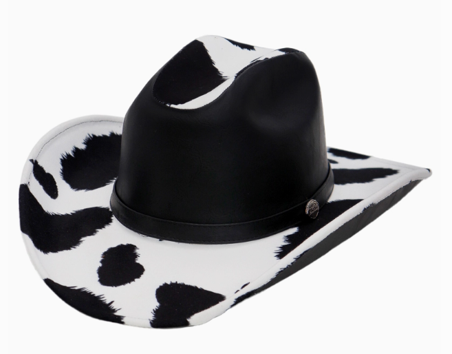 Cow Print Cowboy Hat.png
