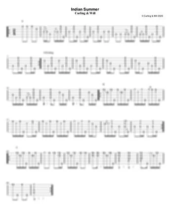 Indian Summer Banjo Tab