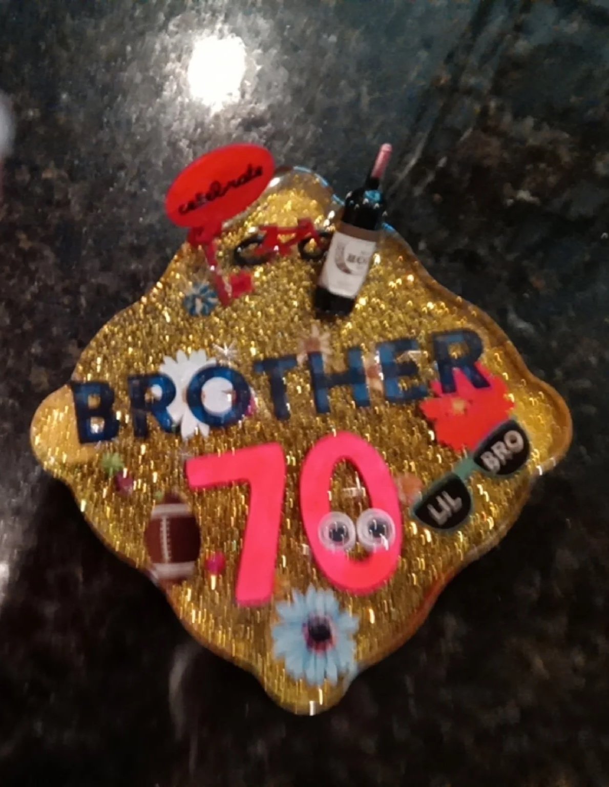 70th Birthday Coaster