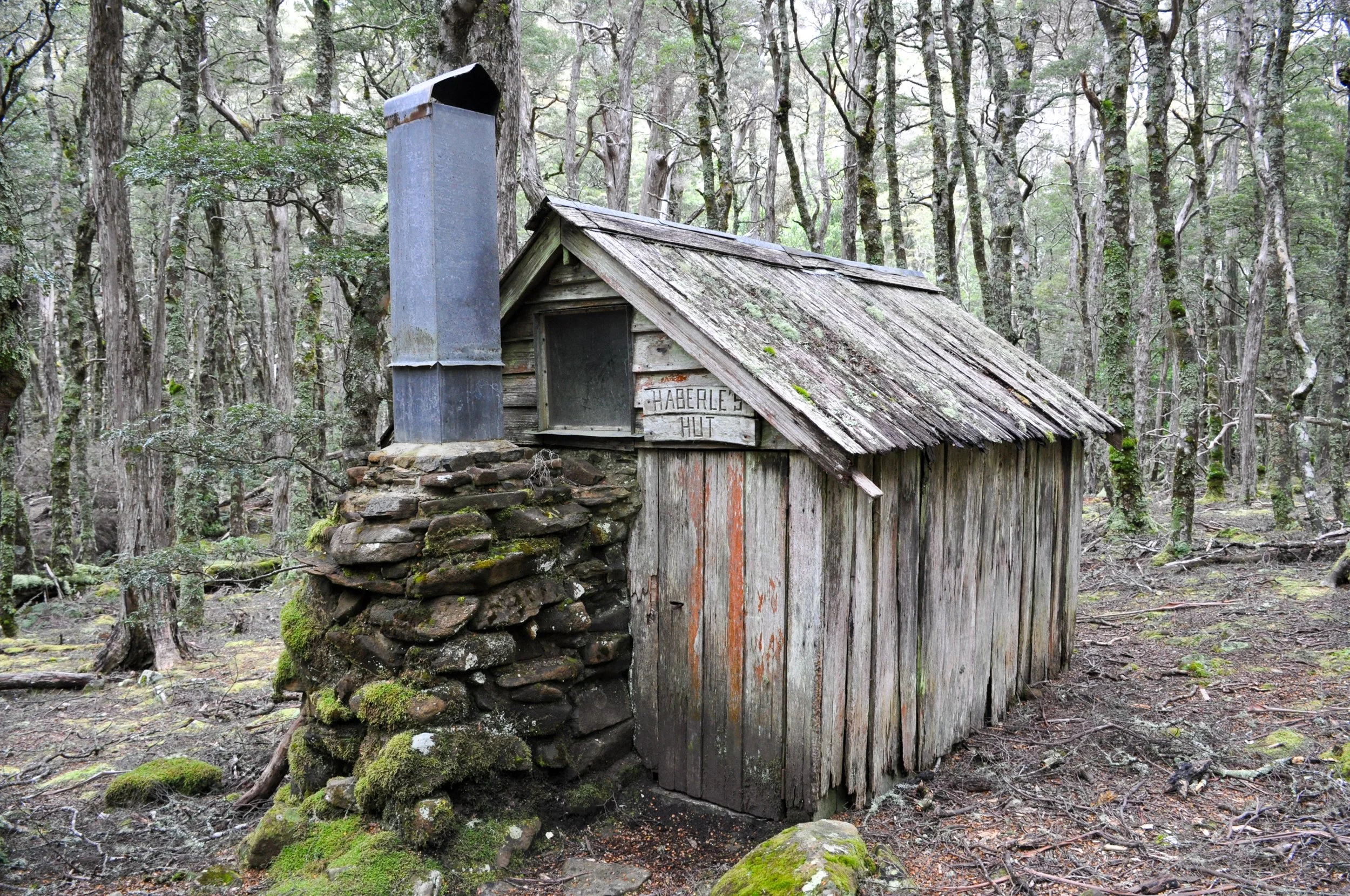 Haberle's hut on the Parsons Track