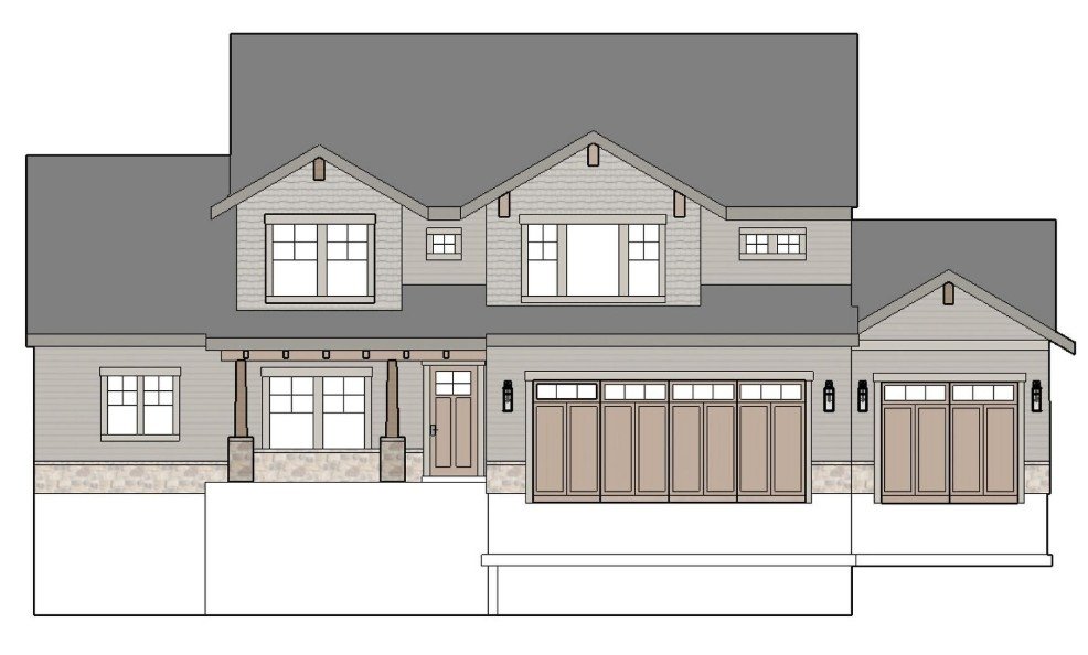 Craftsman homes were not designed to impress from a distance.
They were designed to feel grounded, honest, and livable.

The style originated in the early 1900s as part of the Arts and Crafts movement, a response to overly ornate and mass-produced ar