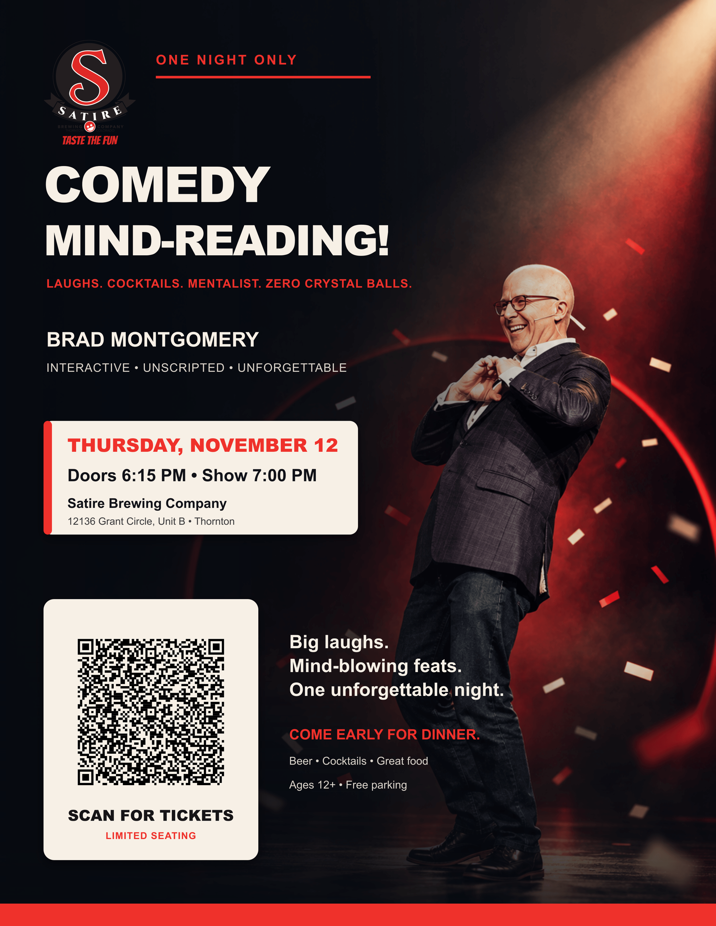 Comedy Mind Reading At Satire