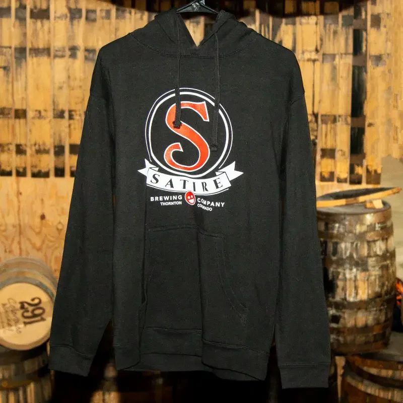 Satire Pullover Hoodie - Black
