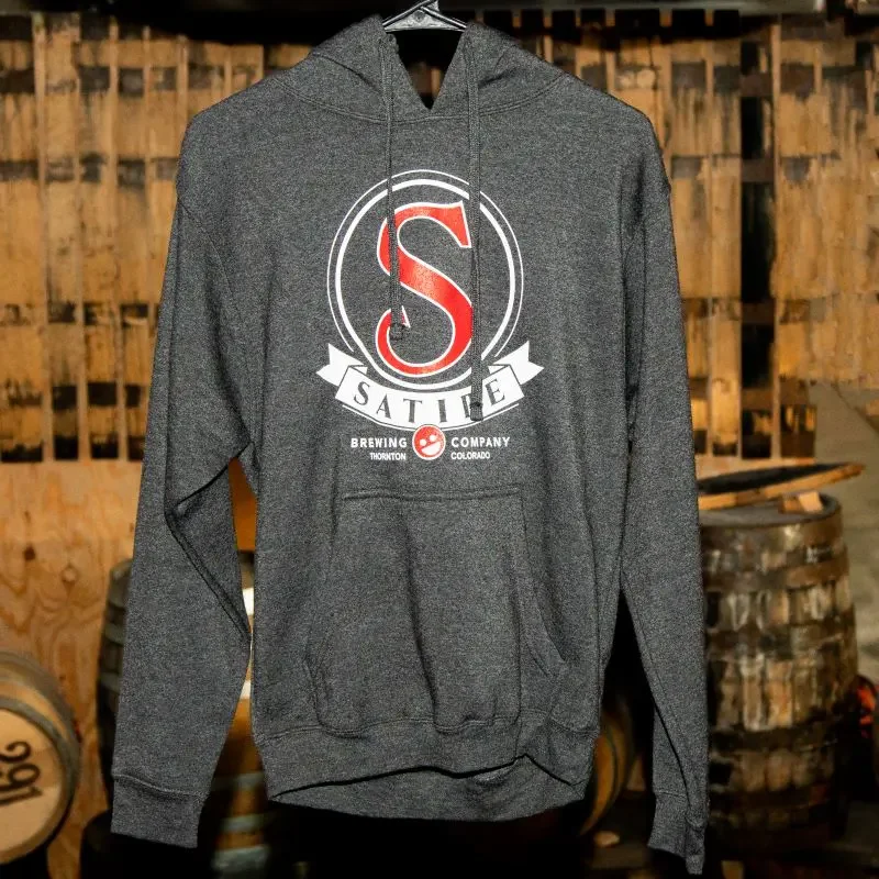 Satire Pullover Hoodie - Grey