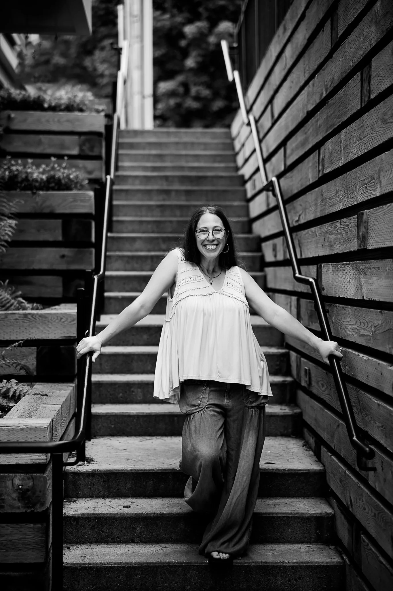 Boston branding photographer capturing entrepreneur with authentic workspace