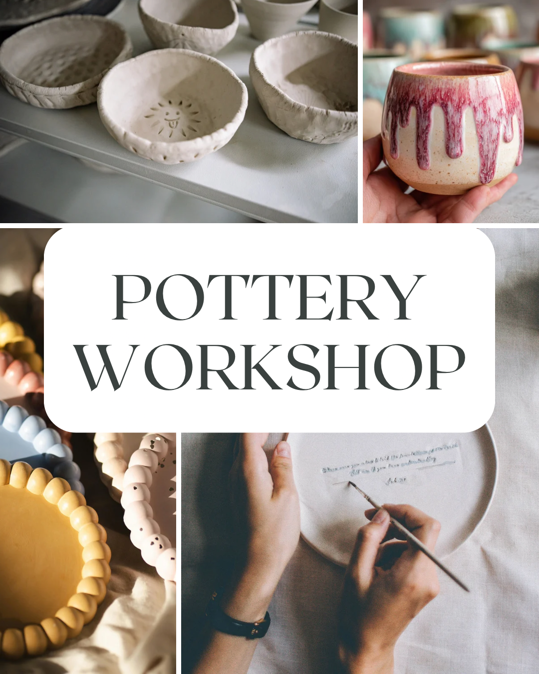 Blooms & Pottery | A Mother’s Day Workshop