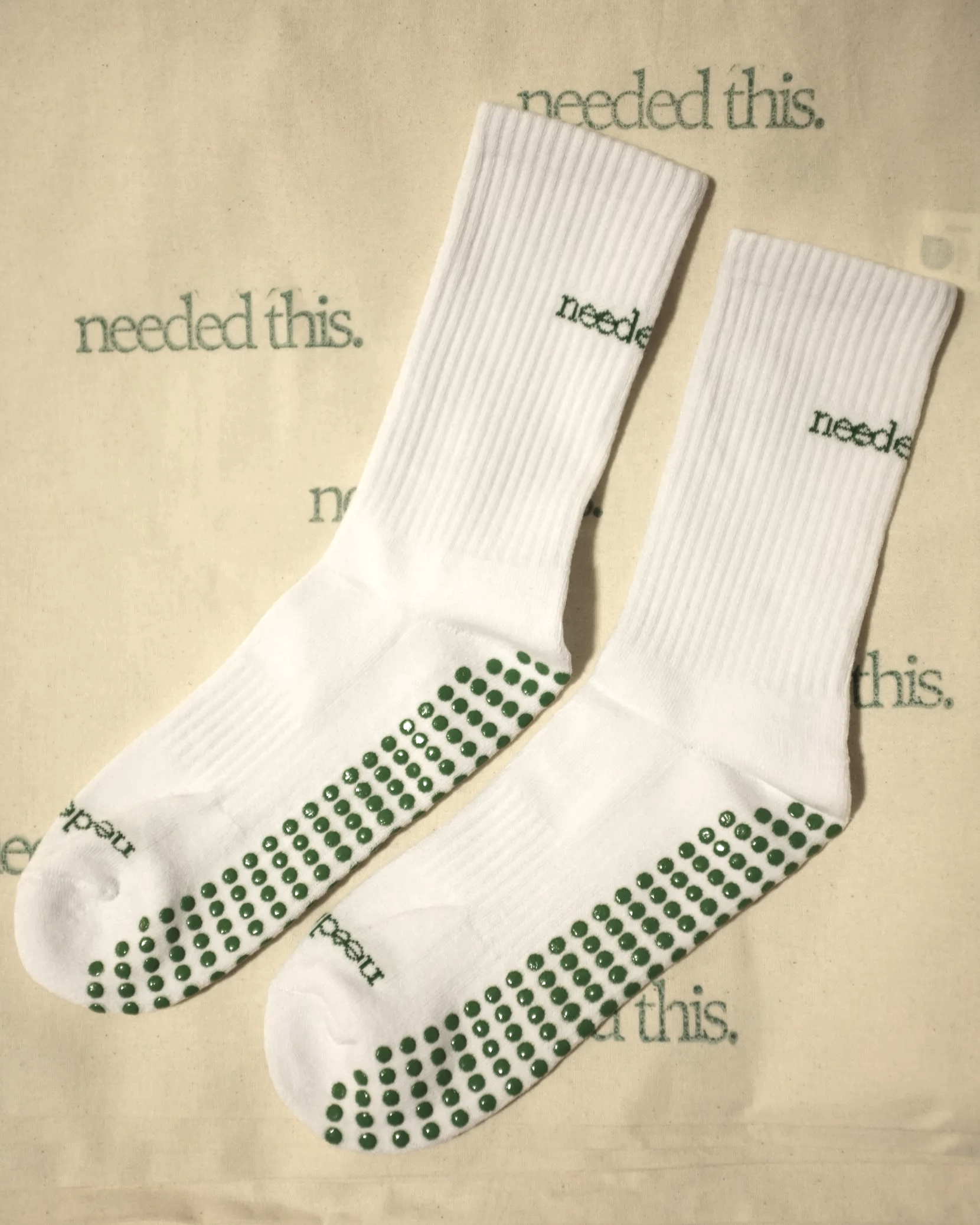 Needed This. Grippy Tube Socks