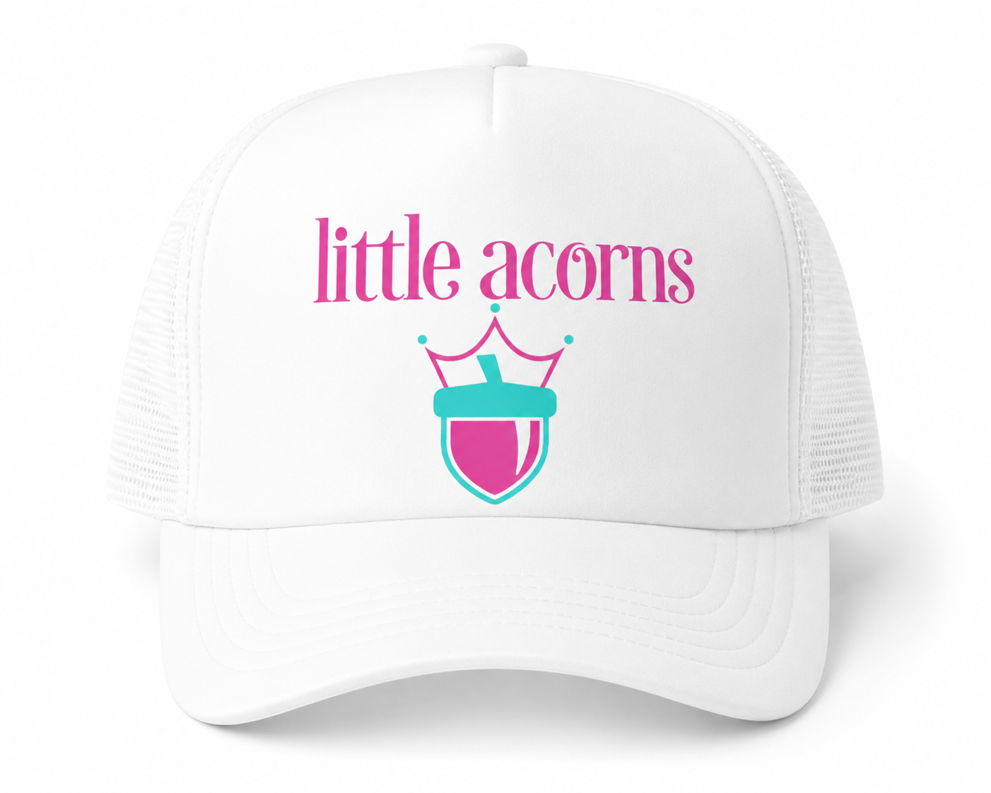 Little Acorns Hat - Pink with Acorn