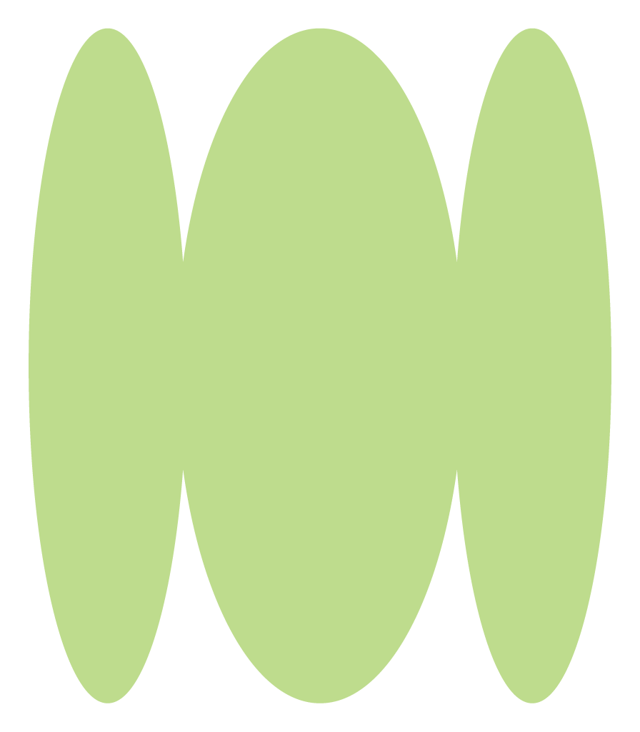 Sage green abstract brand icon.