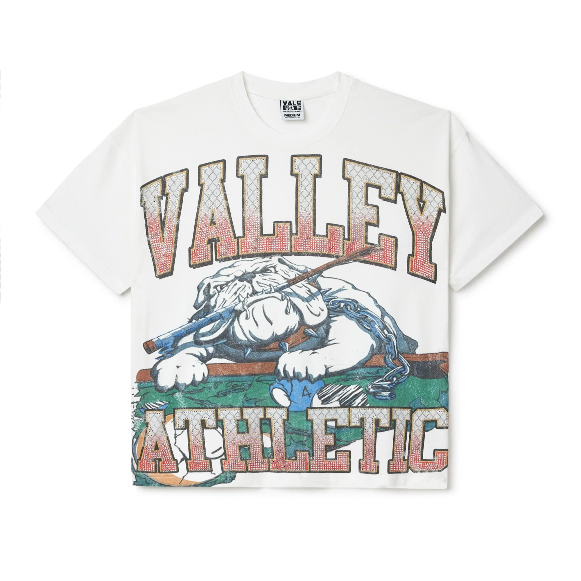 Vale Forever Polo Bling Tee White