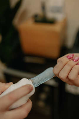 Pre-treatment brush to get teeth ready for the whitening procedure