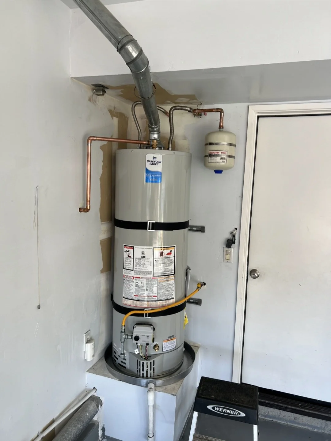 Water heater installation and plumbing connections in San Diego CA