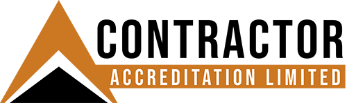 Logo with a stylized mountain peak and the words 'Accreditation Limited'