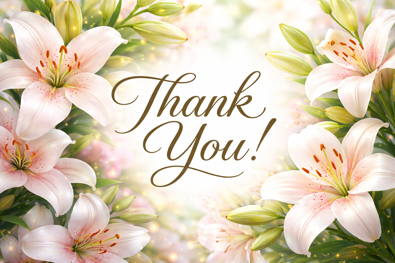 With Sincere Appreciation!